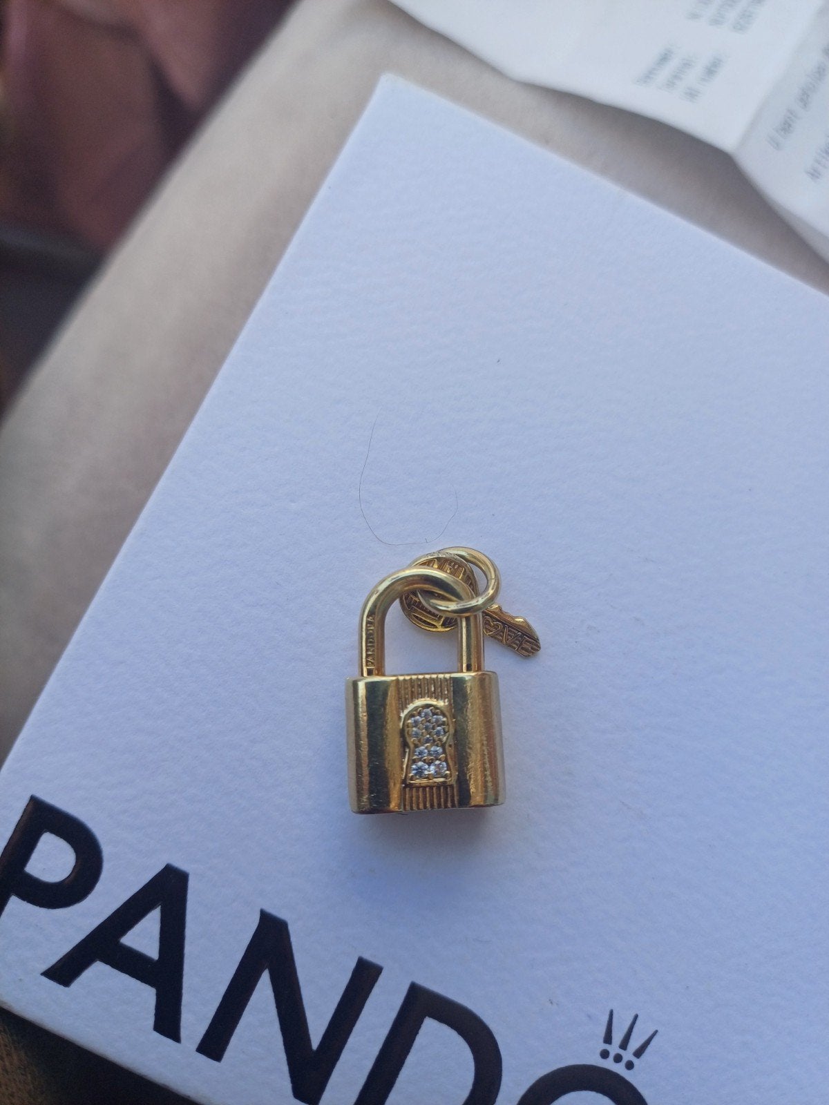 Zeer Mooie Pandora Bedel Slot Met Sleutel Nieuw, Pandora, Nieuw, Ophalen of Verzenden, 1 bedel
