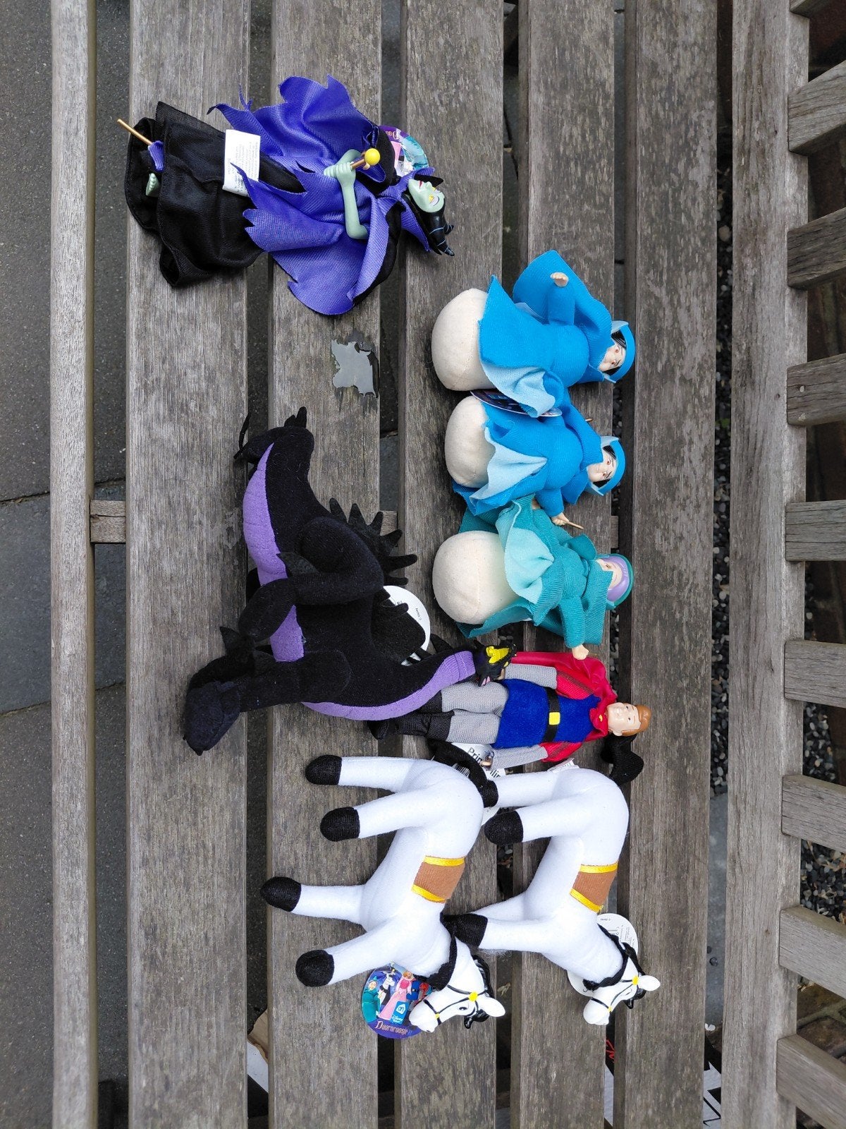 Partij Disney Doornroosje poppen / knuffels (AH Spaaractie 2, Ophalen of Verzenden