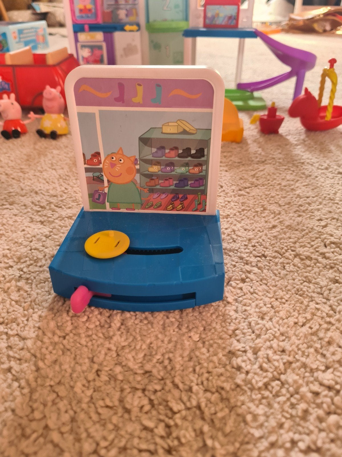 Peppa Pig Speelset met Auto, Figuren en Accessoires, Ophalen of Verzenden, Gebruikt, Jongen of Meisje