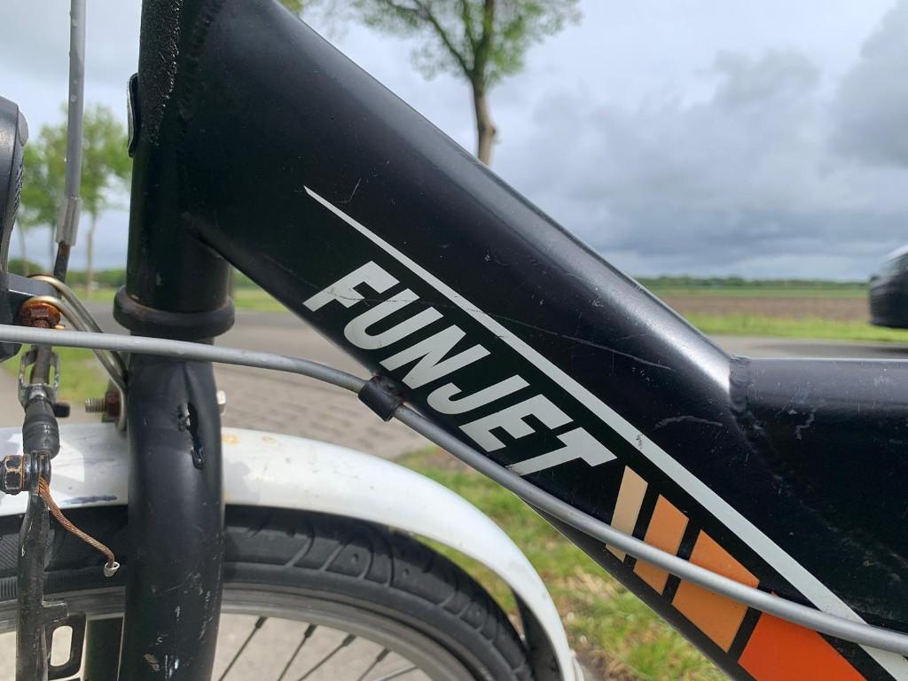 Funjet jongensfiets 26 inch, Terugtraprem, Gebruikt, Handrem, Popal