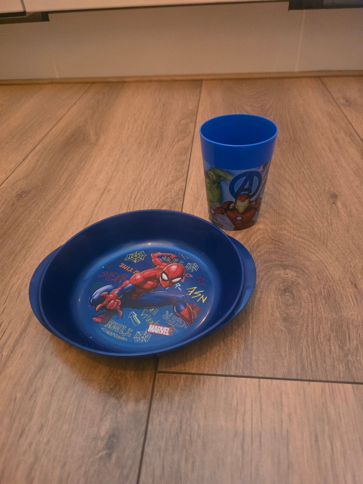 Spiderman beker en bord, Ophalen of Verzenden