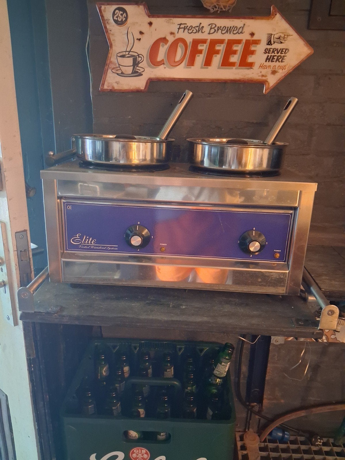 Elite Au Bain Marie - Dubbele Warmhoudbak, Ophalen of Verzenden, Gebruikt