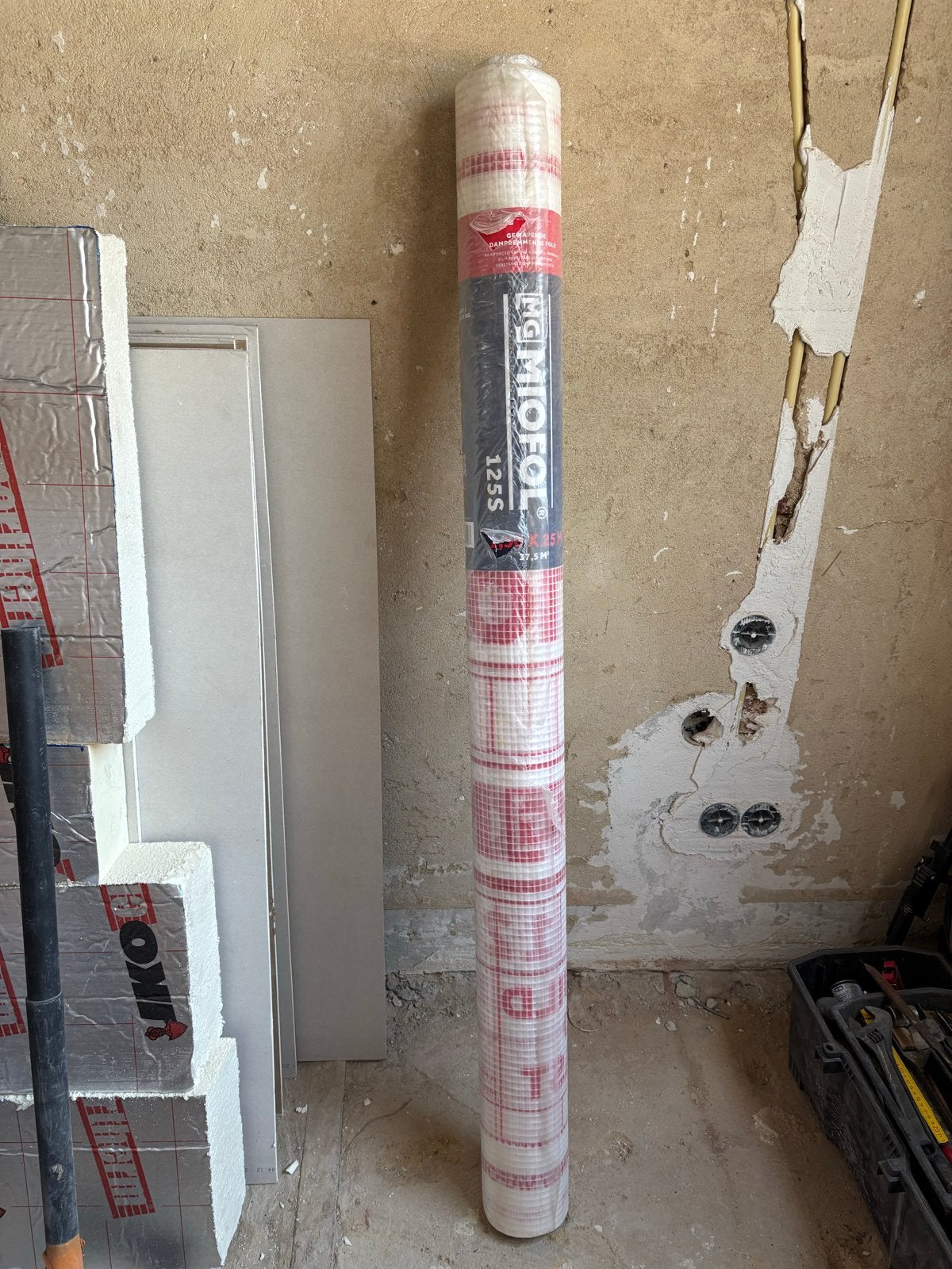 Miofol 125S dampremmende folie, 37,5 m². Nieuw in verpakking, Minder dan 4 cm, Overige materialen, Nieuw, Ophalen of Verzenden