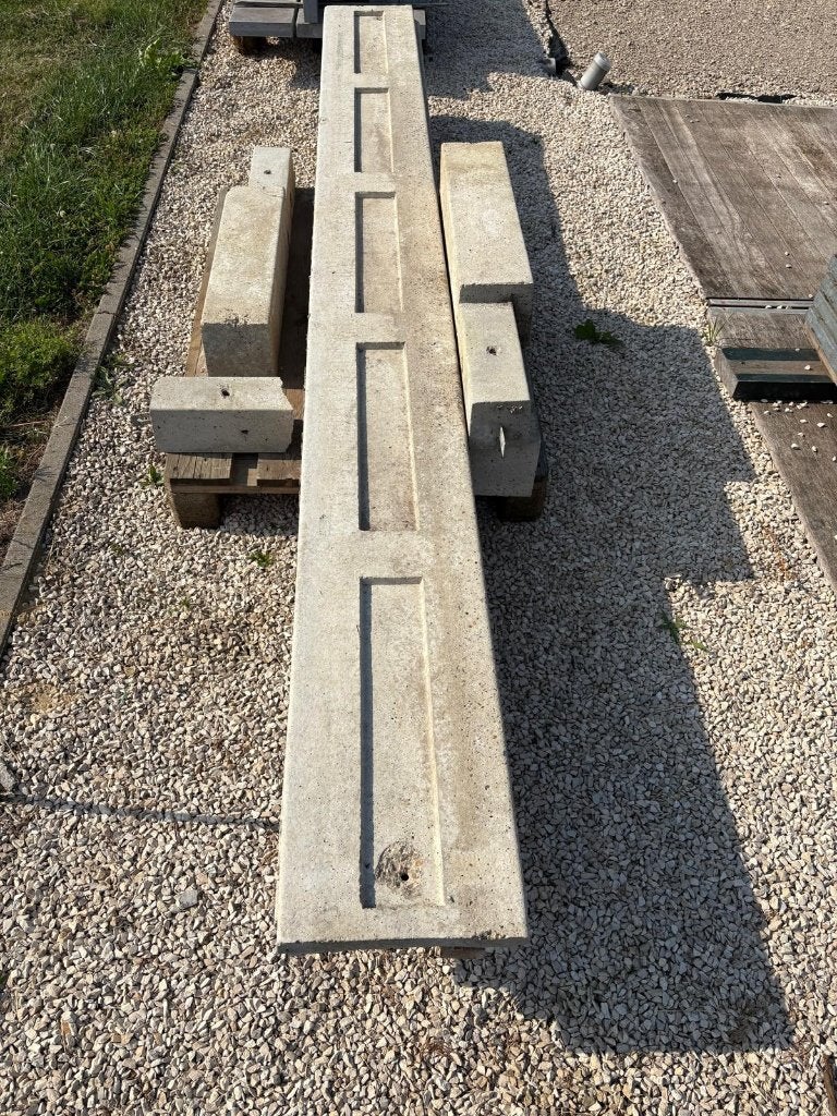 Betonplaten en palen, Ophalen, Gebruikt, Beton, Overige typen