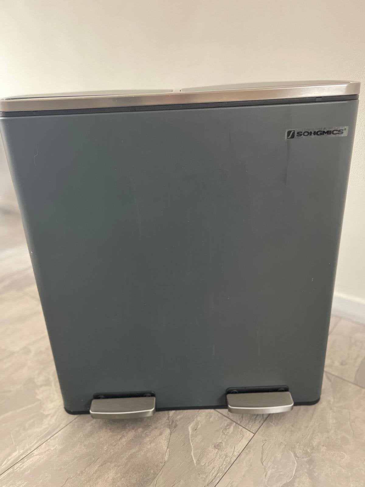 SONGMICS afvalbak 2x30L – Zeer goede staat –, 40 liter of meer, Ophalen, Zo goed als nieuw