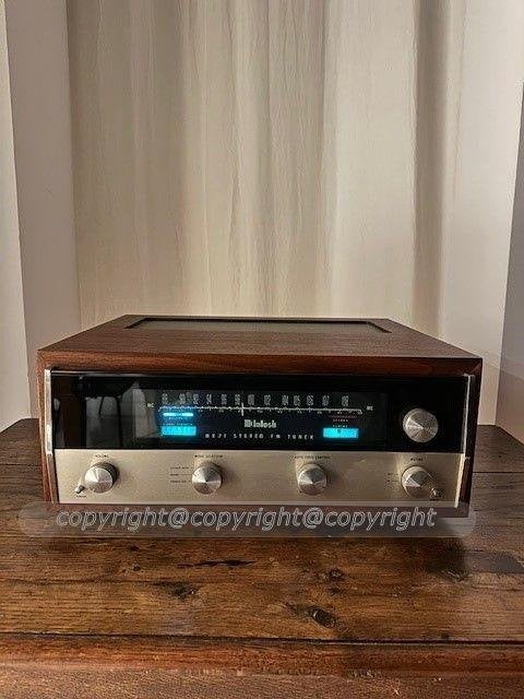 McIntosh MR71, Verzenden, Gebruikt, Analoog