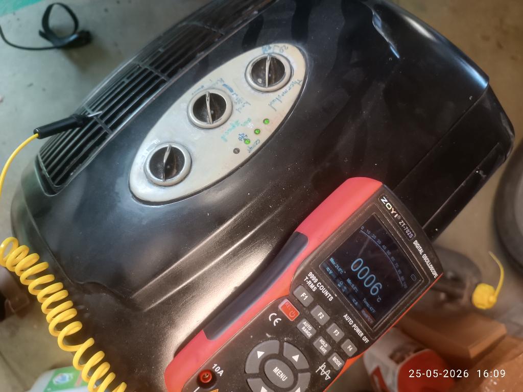 Mobiele airco met koelinlaat vanaf buiten!, Witgoed en Apparatuur, Ophalen, Gebruikt, Minder dan 60 m³, 2 snelheden