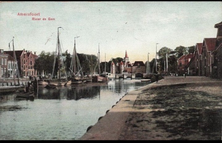 Amersfoort rivier de Eem 1915 Militair verstuurd Veldleger, Verzamelen, Verzenden, Voor 1920, Gelopen, Utrecht