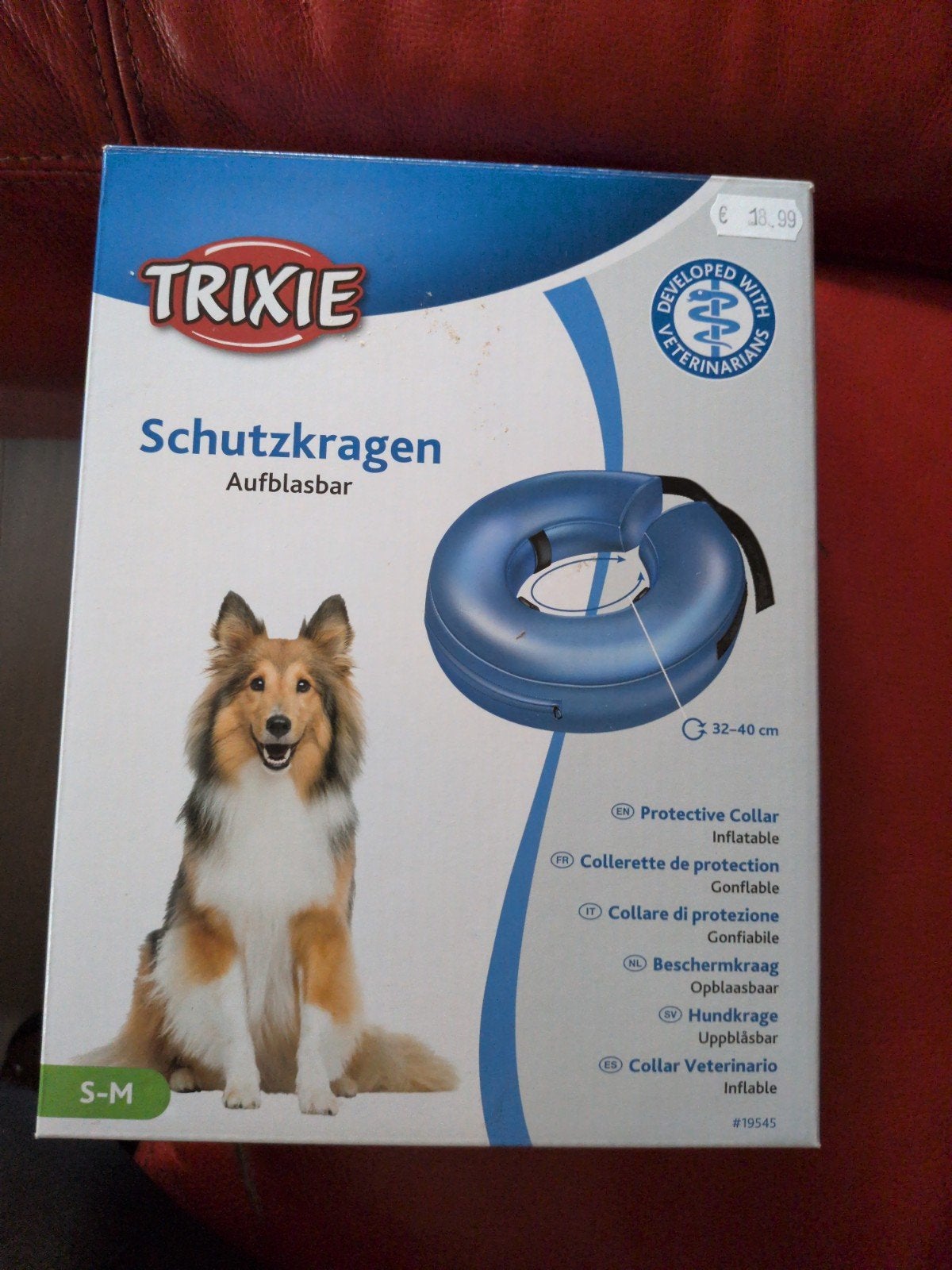 opblaasbare kraag voor de middelgrote hond, Ophalen of Verzenden, Nieuw