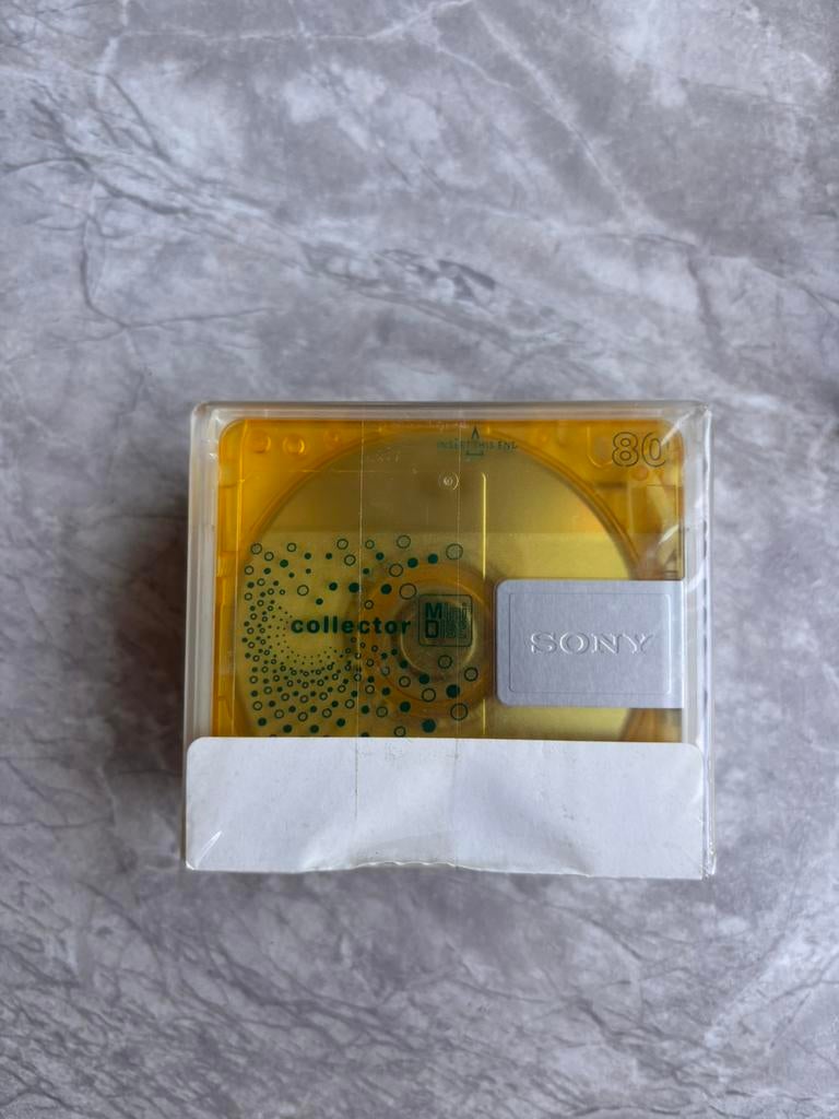 Sony MiniDisc 80 min – Collector (5 stuks) – nieuw/sealed, Ophalen of Verzenden, Minidisc-recorder