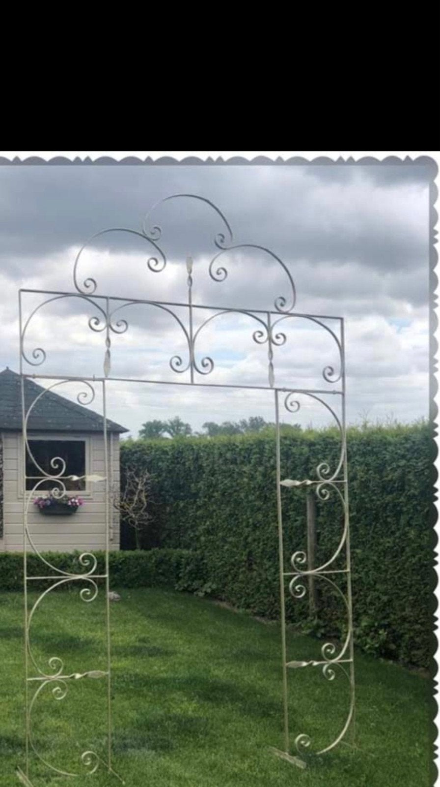 Decoratieve Tuinboog - Sierlijke Metalen Pergola, Ophalen, Gebruikt