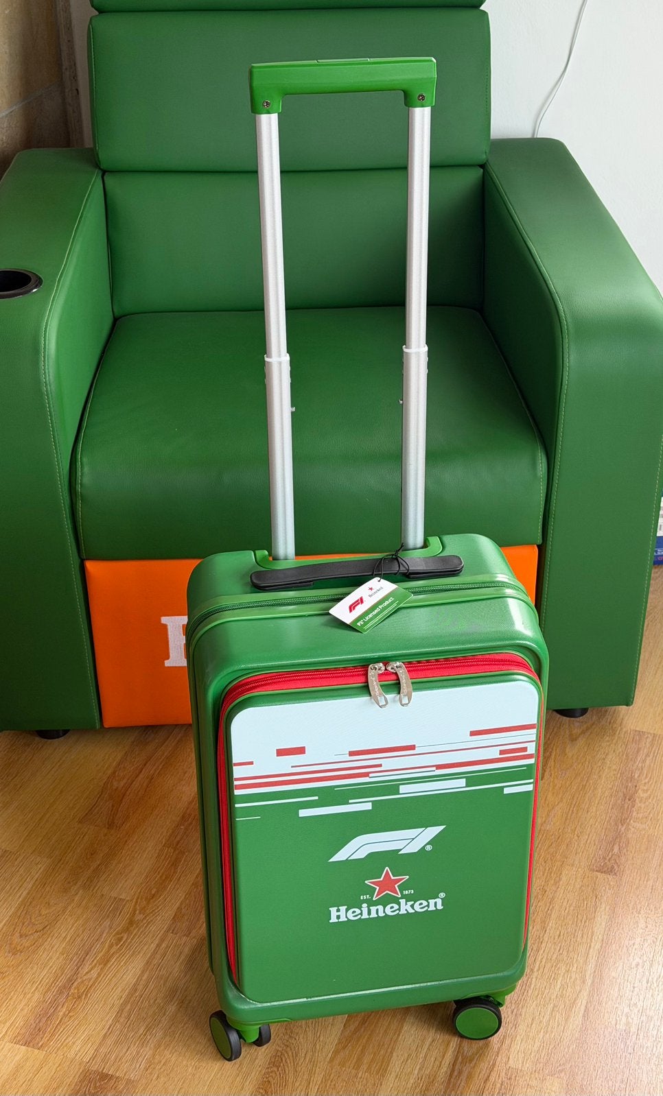 Heineken Formule 1 trolley, handbagageformaat, F1, nieuw!, Ophalen of Verzenden, Nieuw, Formule 1