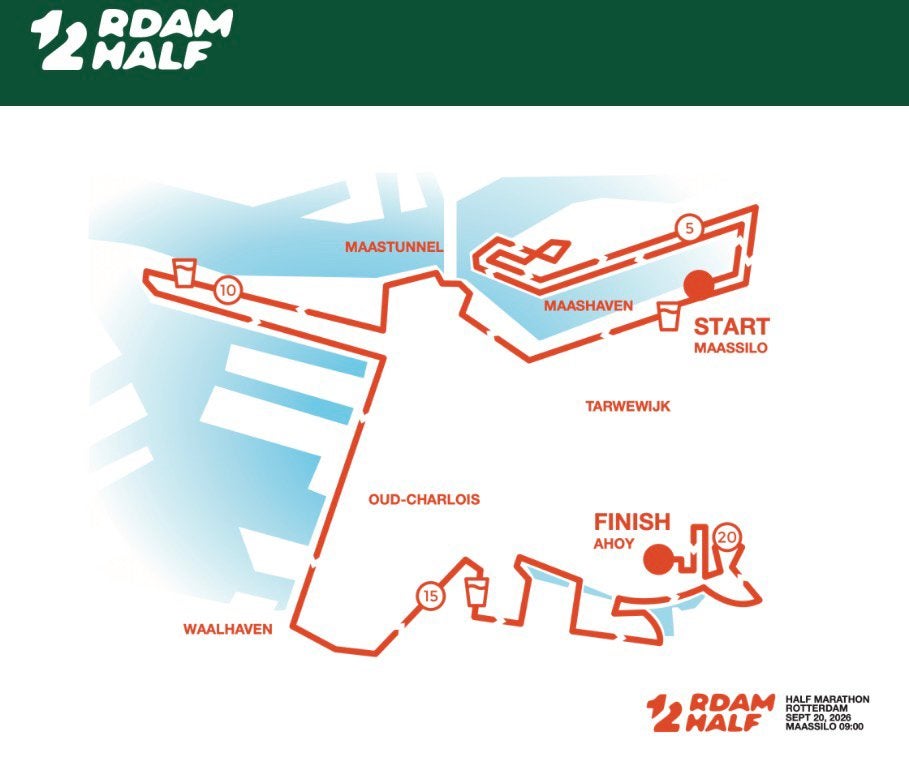 Startbewijs Rotterdam Half, Tickets en Kaartjes, Sport | Overige, Eén persoon