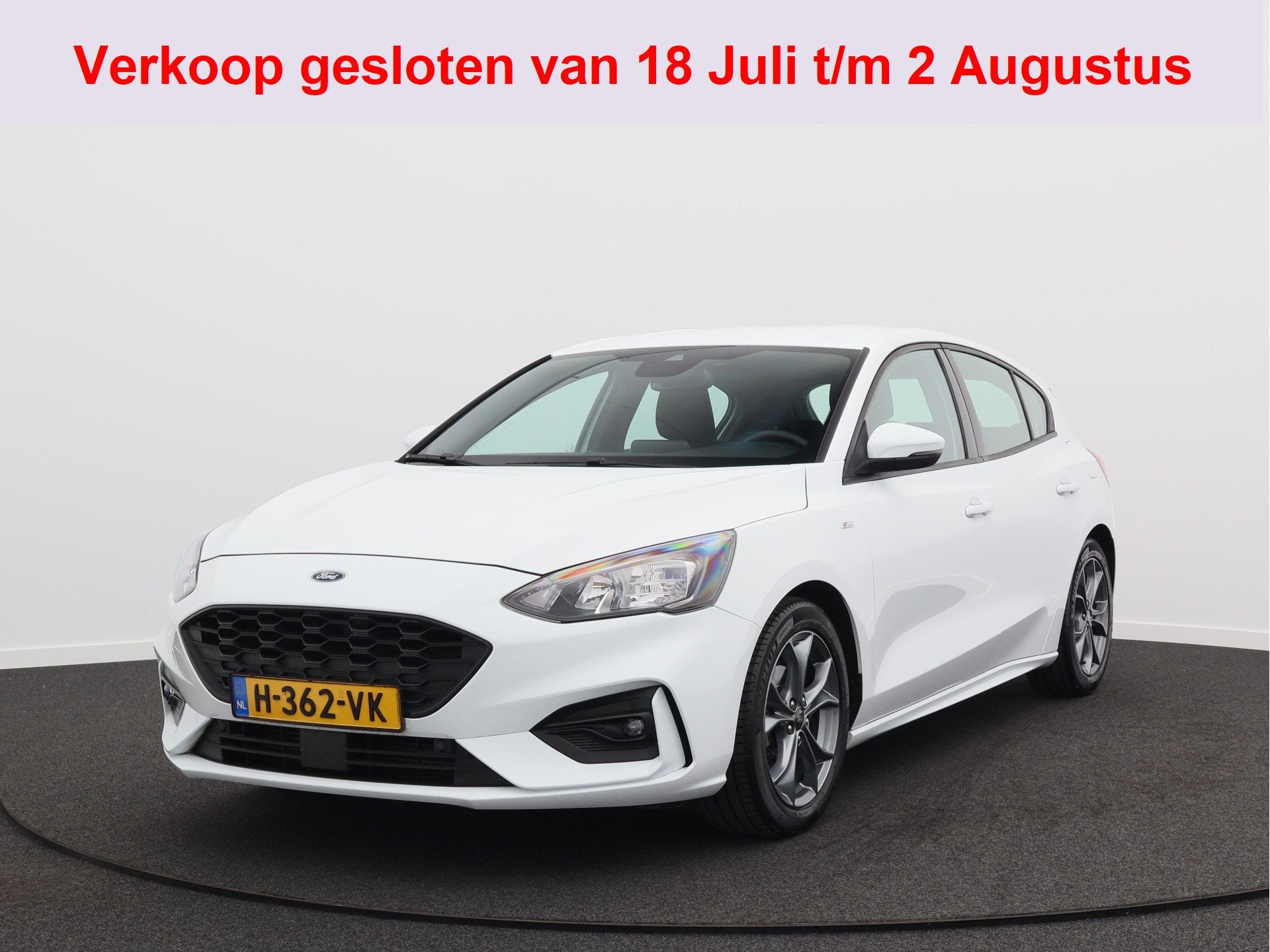 Ford Focus 1.0 EcoBoost ST Line Business/ zeer mooi!, Auto's, Ford, Gebruikt, Wit, Origineel Nederlands, 1100 kg