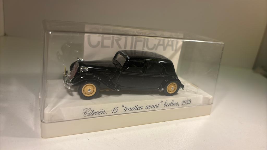 Citroen 15 avant berline 1939 solido 1.43, Auto, Solido, Ophalen of Verzenden, A