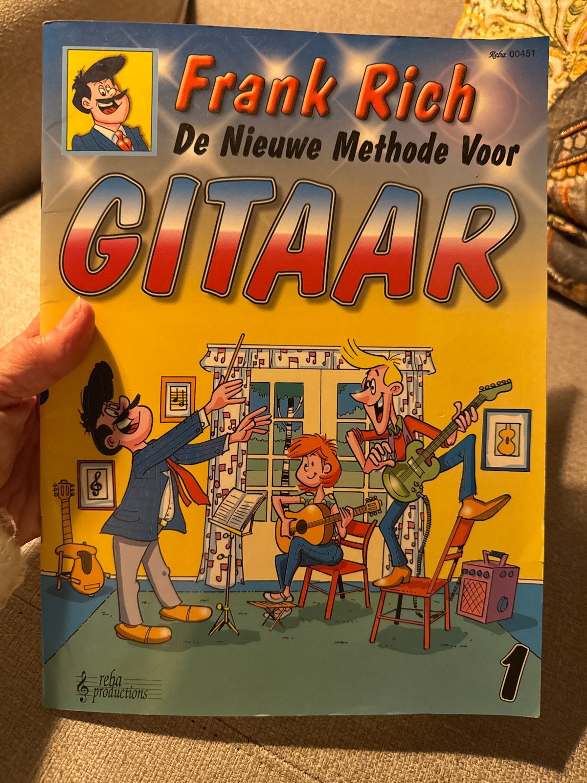 Frank Rich: De Nieuwe Methode Voor Gitaar - Deel 1, Ophalen of Verzenden, Zo goed als nieuw, Niet van toepassing
