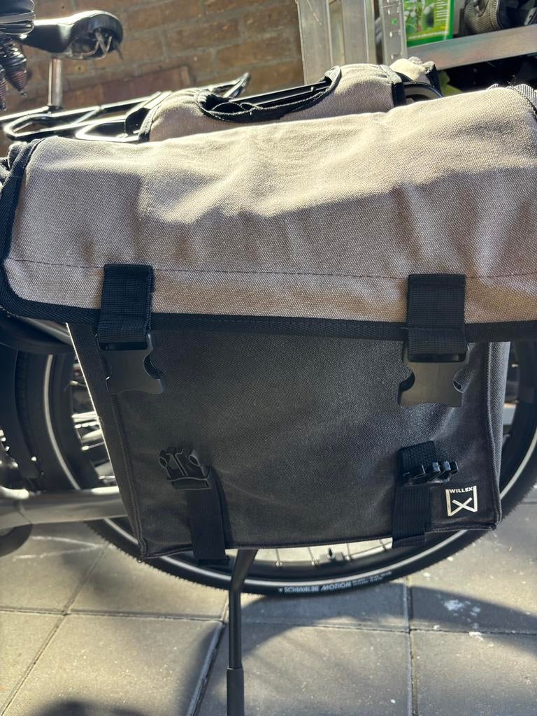 Willex dubbele fietstas, Fietsen en Brommers, Fietsaccessoires | Fietstassen, Ophalen, Nieuw