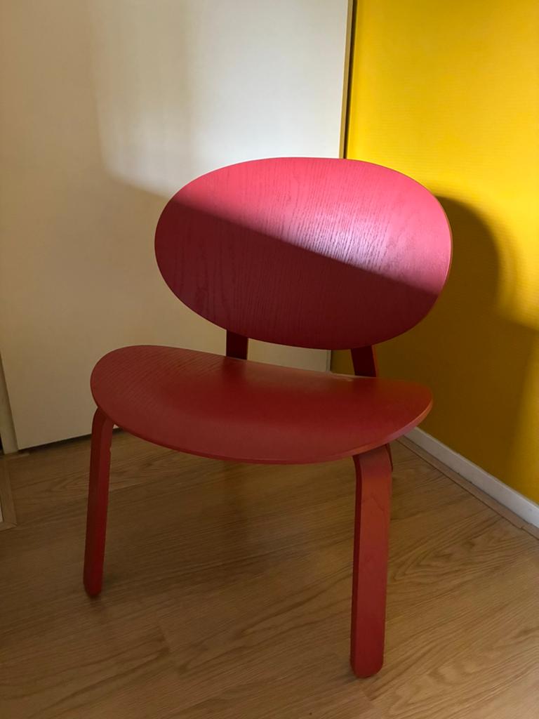 Ikea froset fauteuil/stoel, Ophalen, Zo goed als nieuw, Eén, Rood