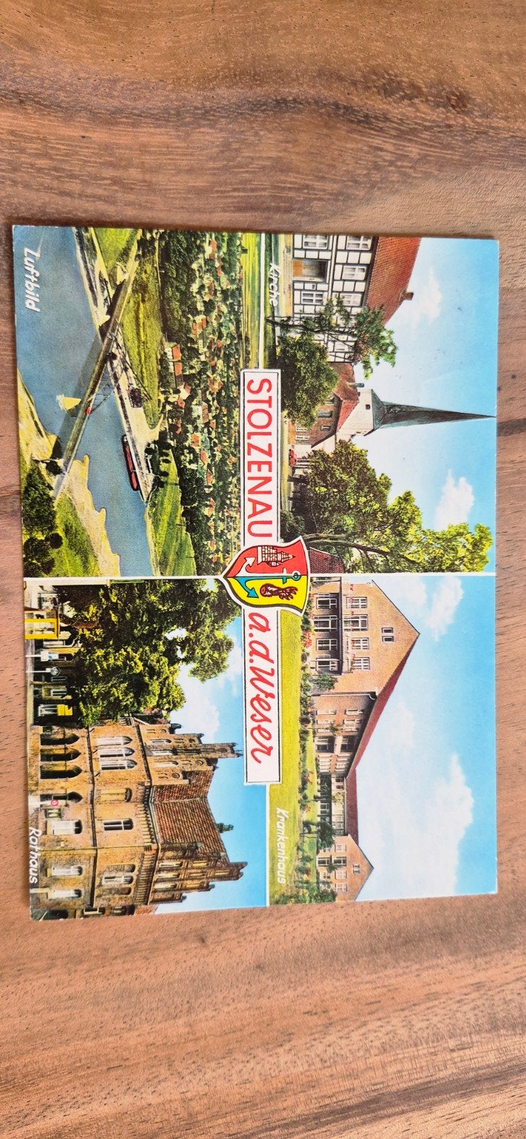Oude ansichtkaart Stolzenau a.d. Weser, Duitsland (1978), Ophalen of Verzenden, 1960 tot 1980, Gelopen, Duitsland