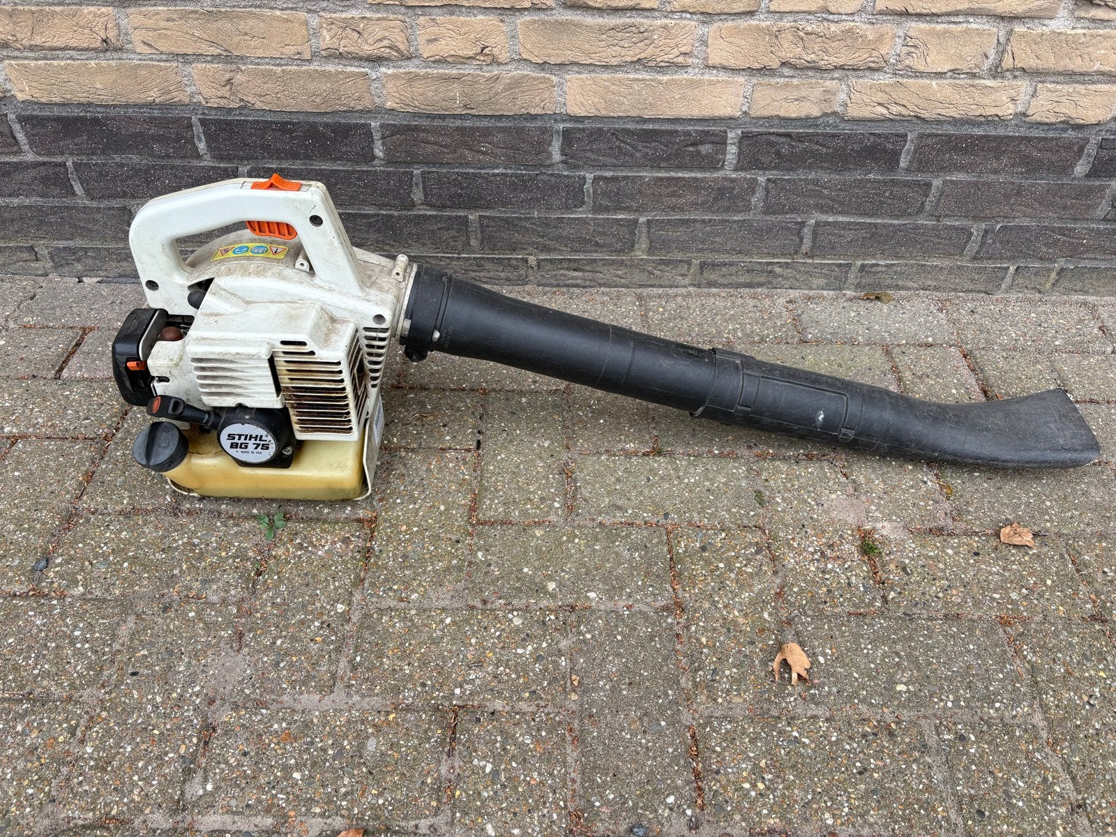 Stihl BG 75 Bladblazer - Benzine Handgedragen, Tuin en Terras, Ophalen, Gebruikt, Benzine, Handgedragen