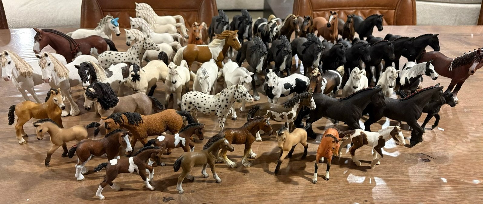 Grote collectie paarden speelgoedfiguren, Ophalen of Verzenden, Gebruikt, Jongen of Meisje