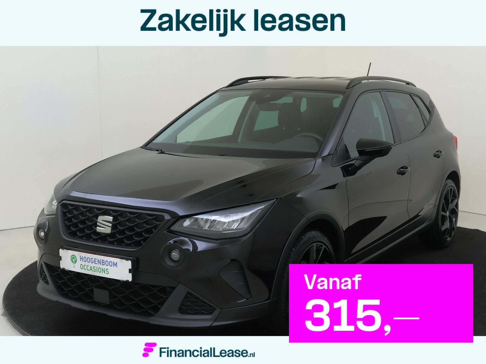 SEAT Arona 1.0 EcoTSI Style Business Connect | Digital cockp, Voorwielaandrijving, Stof, 95 pk, Zwart