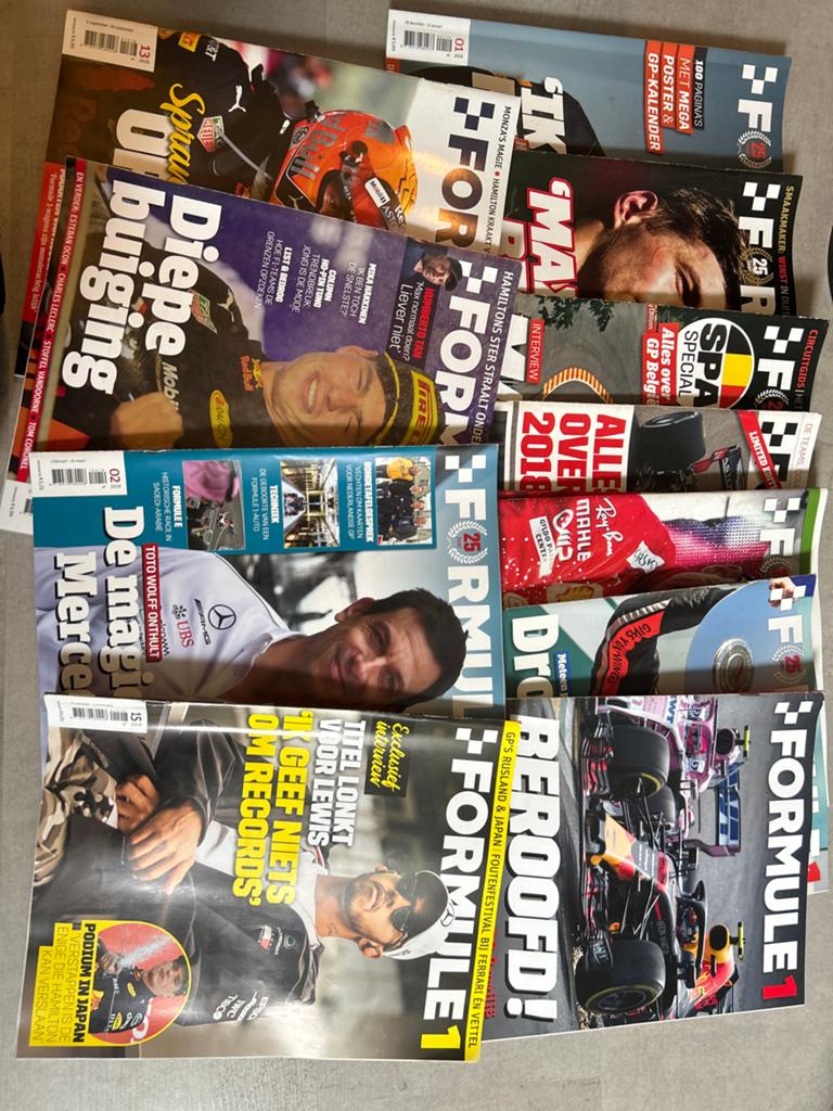 Collectie Formule 1 bladen - Diverse edities, Ophalen of Verzenden, Gelezen, Sport en Vrije tijd