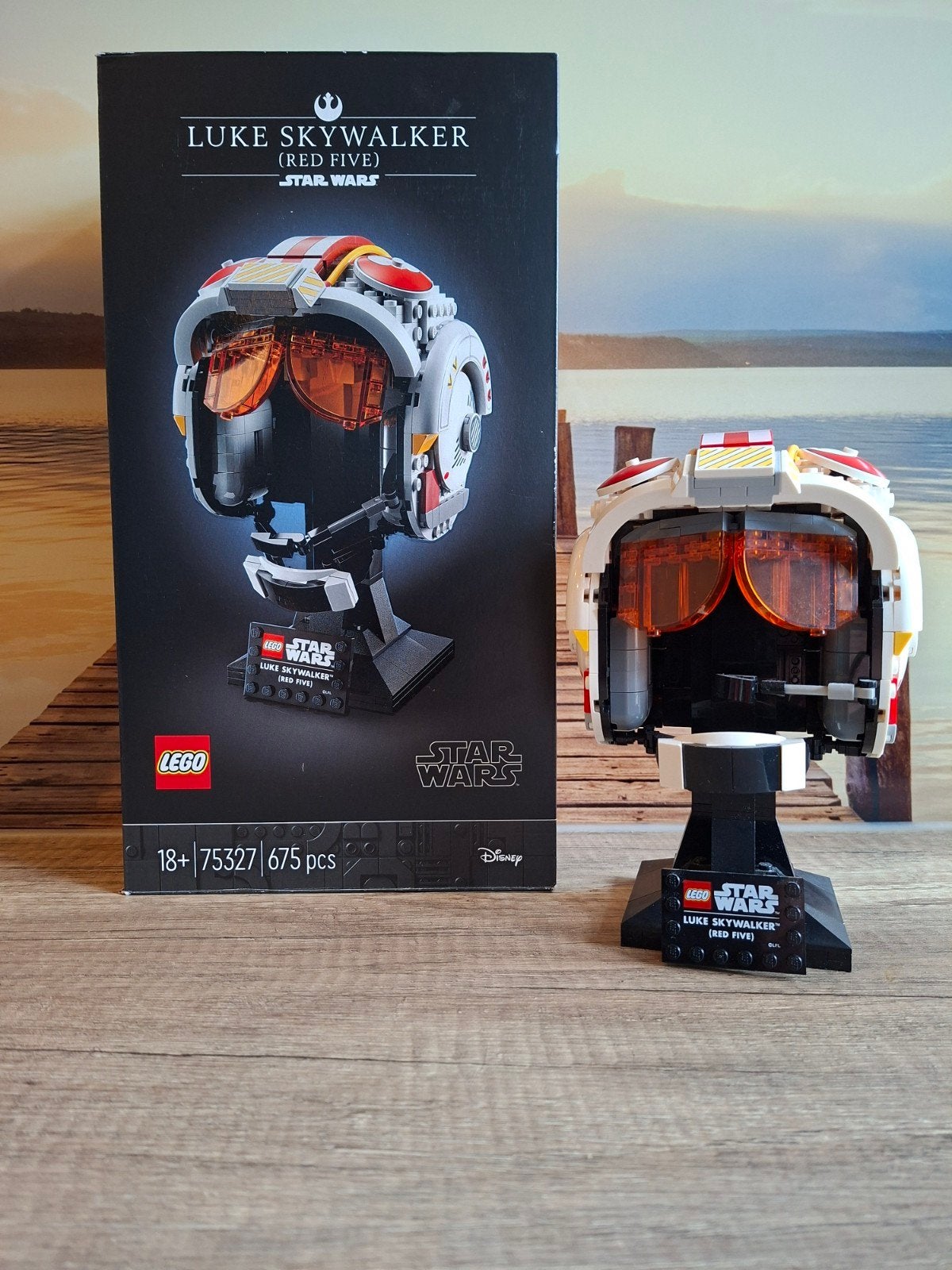 Luke Skywalker lego helm., Verzamelen, Star Wars, Ophalen of Verzenden, Actiefiguurtje