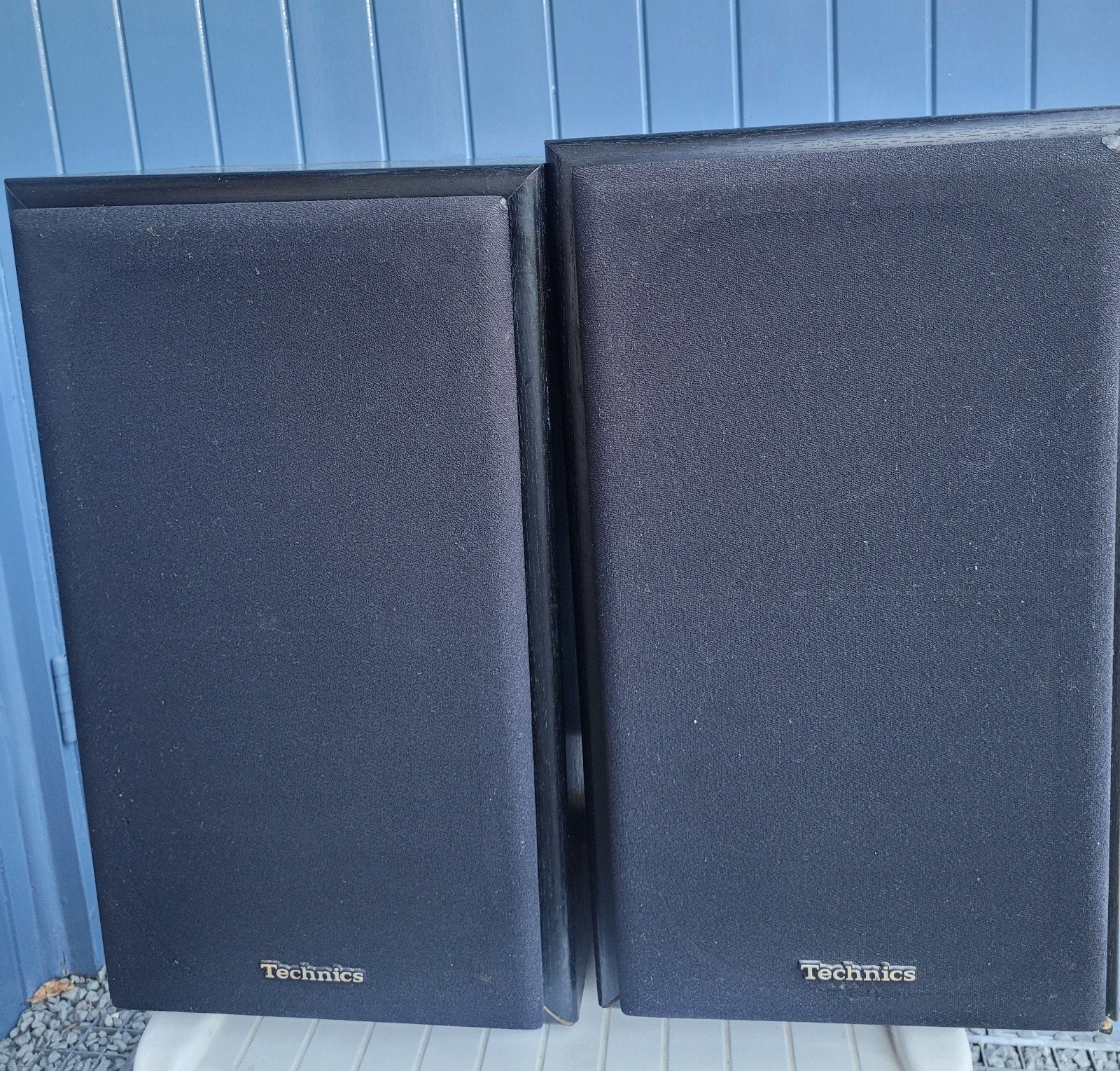 Set  Technics  Luidsprekers  SB - C S 60    3 Weg systeem, Ophalen, Front, Rear of Stereo speakers, Overige merken