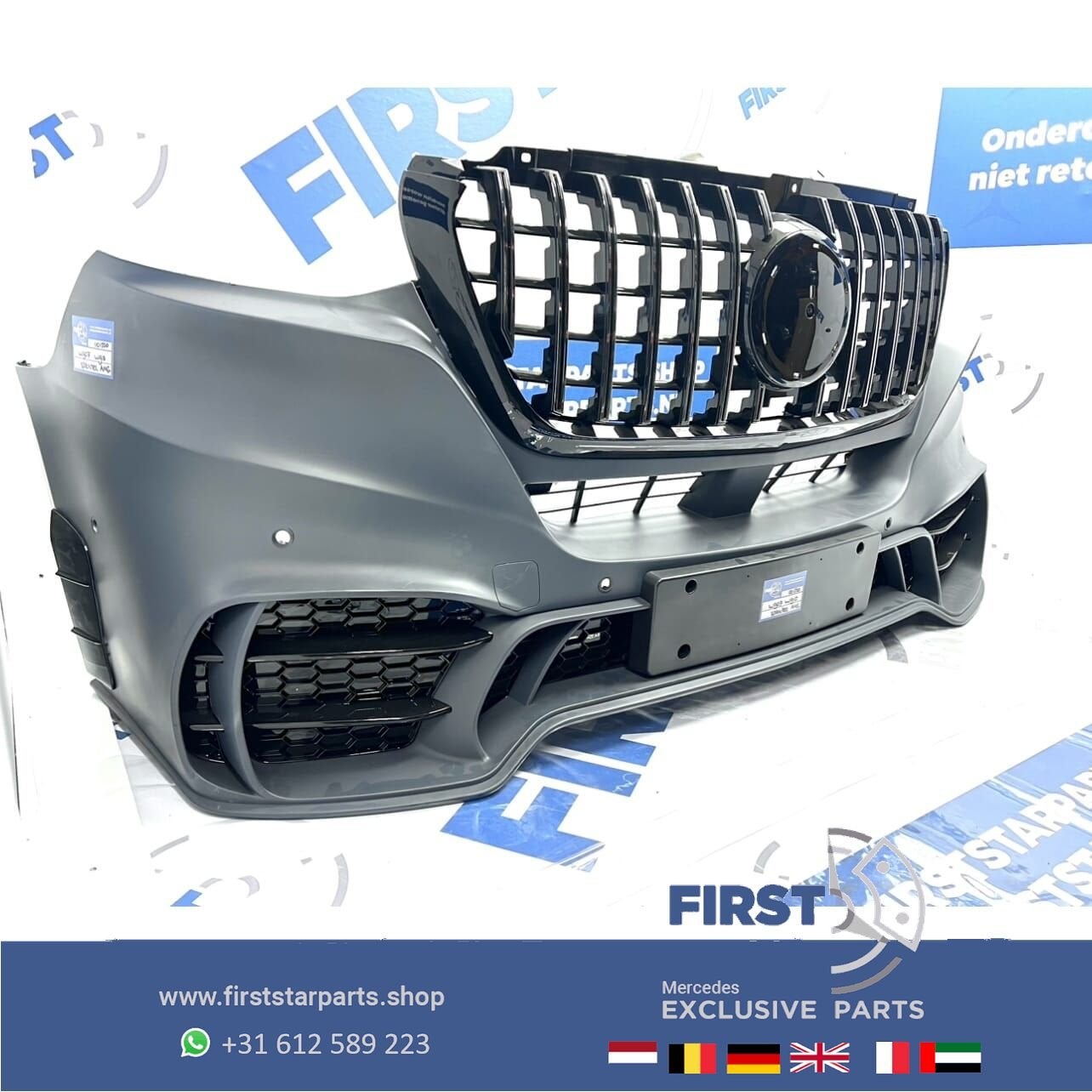 W907 AMG PETRONAS BUMPER Mercedes SPRINTER W910 VOORBUMPER S, Auto-onderdelen, Gebruikt, -, Voor, Ophalen of Verzenden