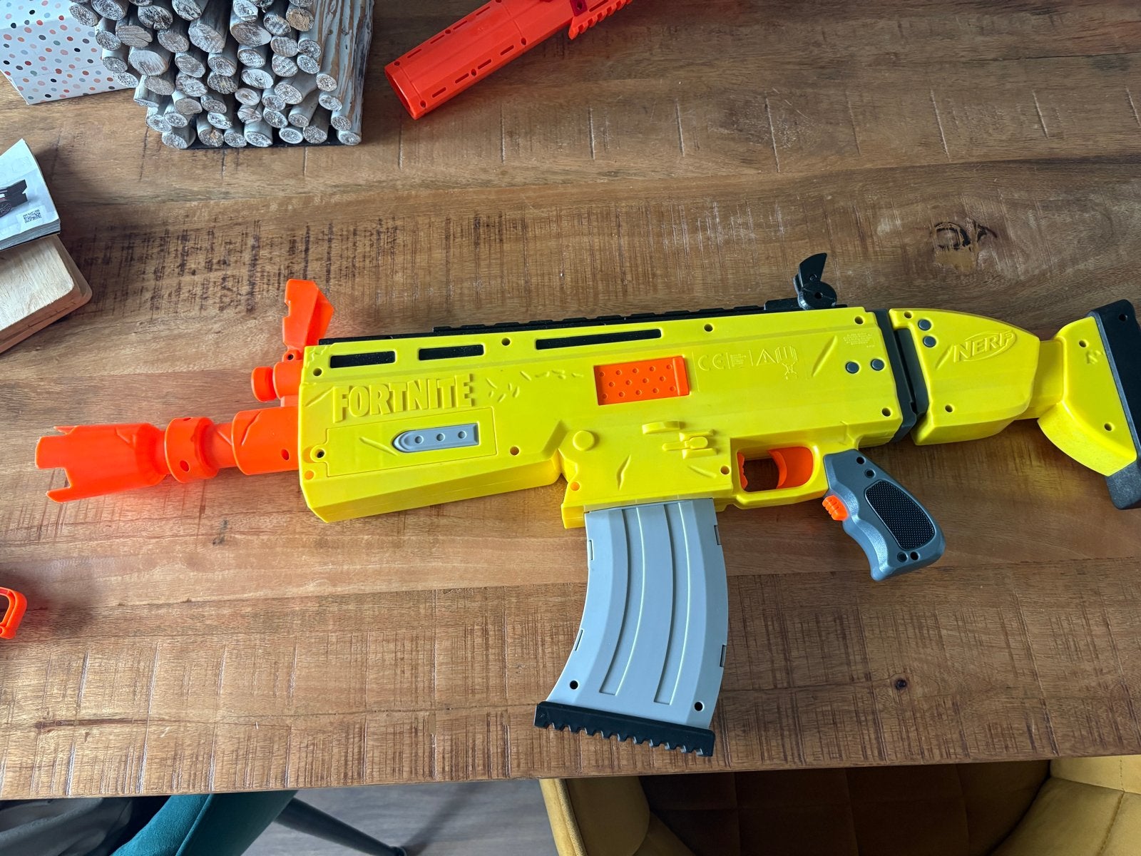 Nerf Fortnite AR-L gemotoriseerde blaster, Ophalen, Gebruikt