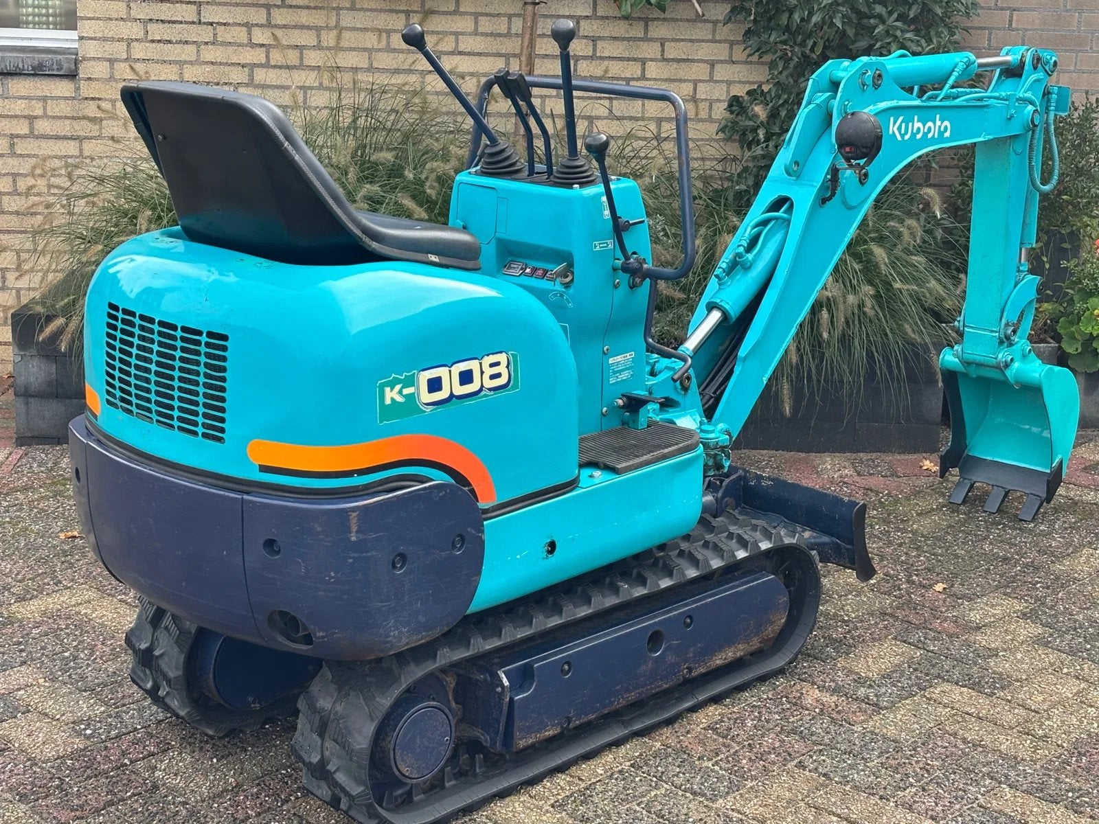 Kubota K-008 gebruikte minigraver 3cil. Diesel 800kg, Graafmachine