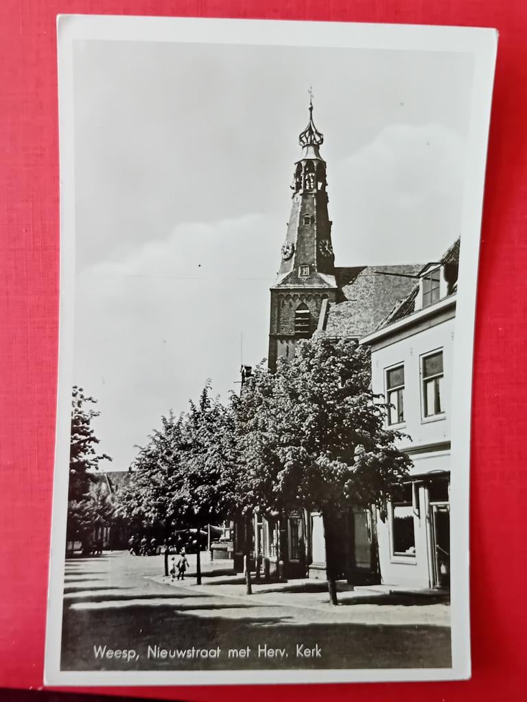 Ansichtkaart Weesp, Verzamelen, Ansichtkaarten | Nederland, Ophalen of Verzenden