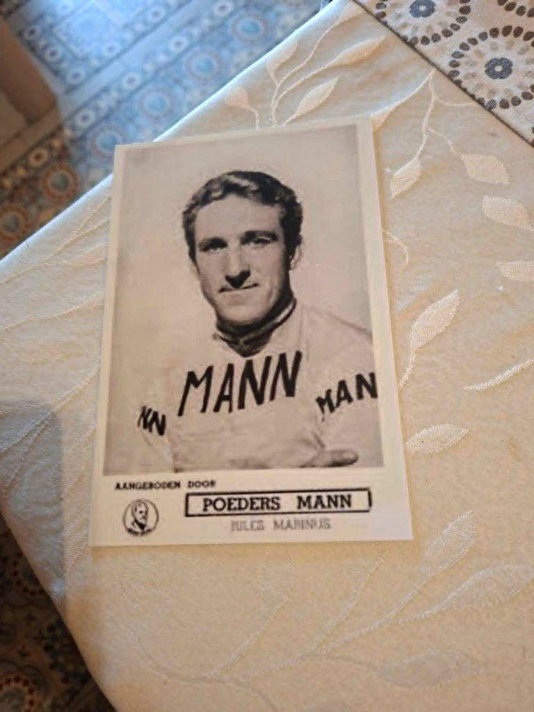 Foto (Repro) Jules Marinus / Mann, Verzenden, Overige sporten, Poster, Plaatje of Sticker