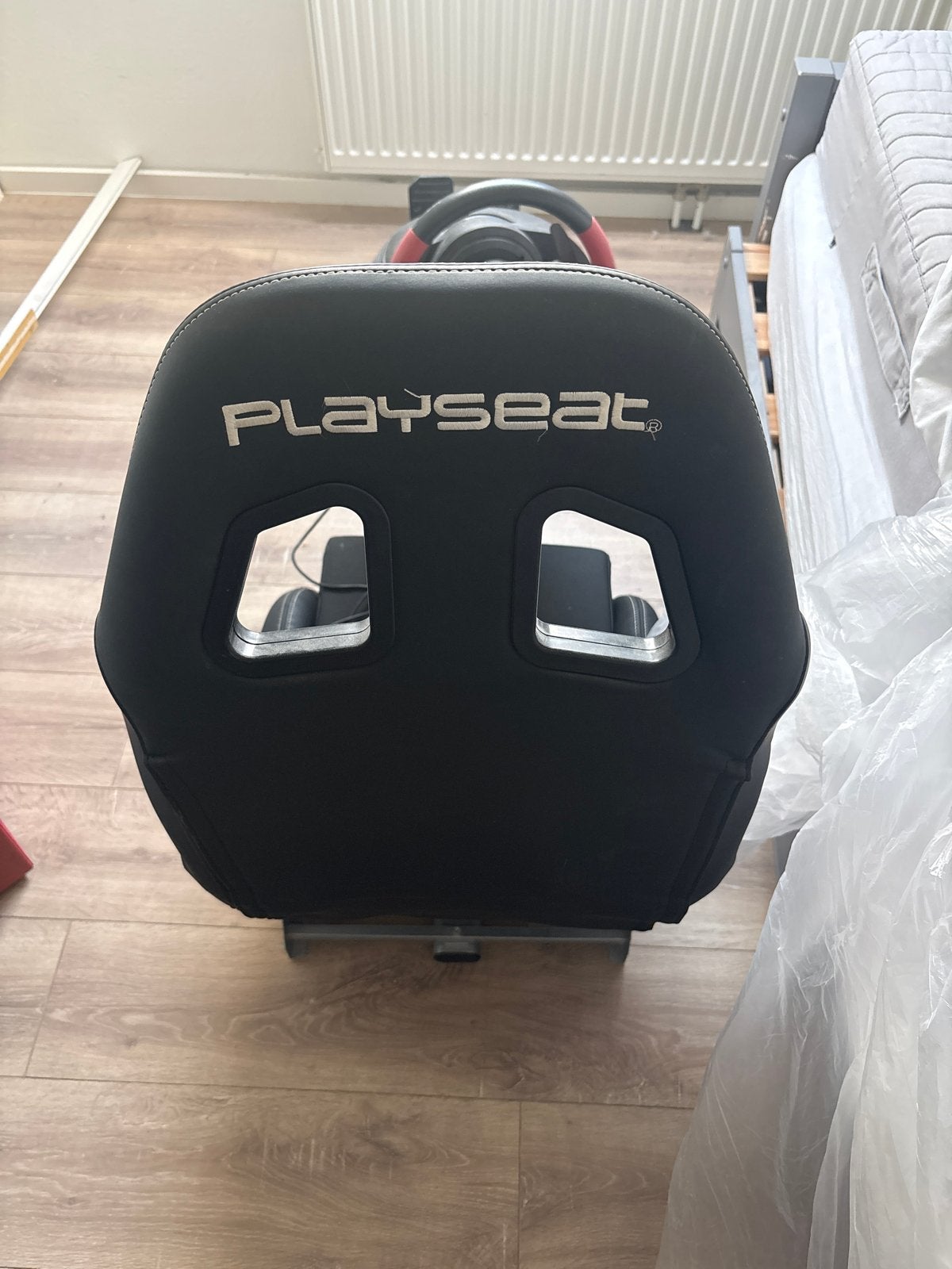 Playseat met Thrustmaster T150 stuur en pedalen, Ophalen, Gebruikt