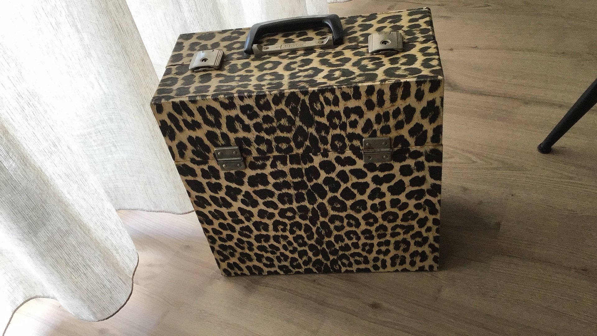 LP koffer vintage merk BEVON, Ophalen of Verzenden, Audio en Video