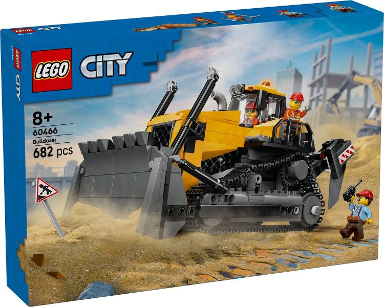 Lego City 60466 - Gele bulldozer NIEUW IN DOOS, Ophalen of Verzenden, Nieuw, Complete set, Lego