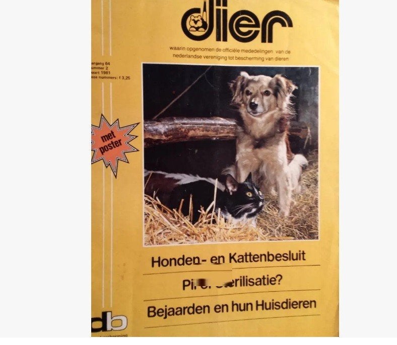 tijdschrift Dier nr2 1991 Honden- en kattenbesluit en nog, Ophalen of Verzenden, Zo goed als nieuw, Overige diersoorten