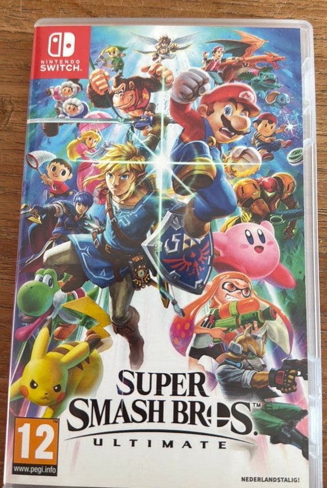 Super Smash Bros Ultimate Nintendo Switch compleet mt doosje, Spelcomputers en Games, Games | Nintendo Switch, Avontuur en Actie