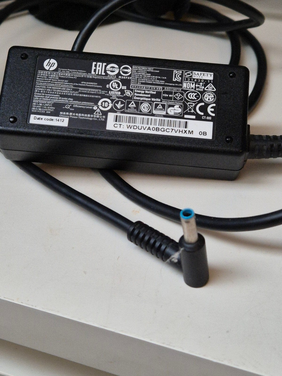 HP Laptop Oplader - Origineel en Goed Werkend, Ophalen, Zo goed als nieuw, HP