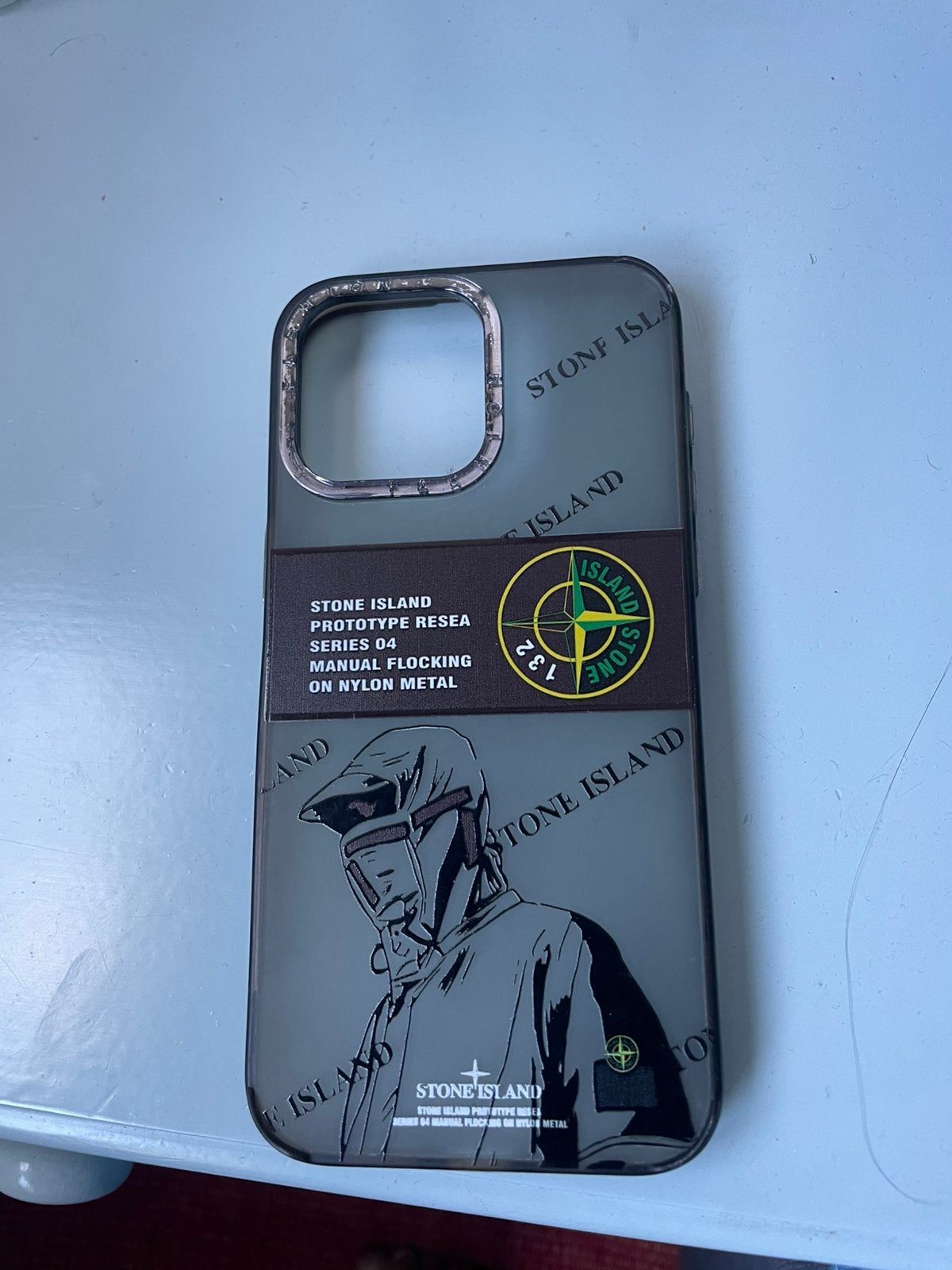 Stone Island hoesje voor iPhone 15 Pro Max, Ophalen of Verzenden, Gebruikt, Hoesje of Tasje