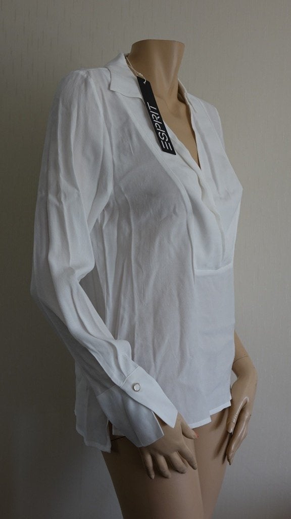 nieuwe sjieke ESPRIT bloes, Verzenden, Wit, Nieuw, Maat 36 (S)