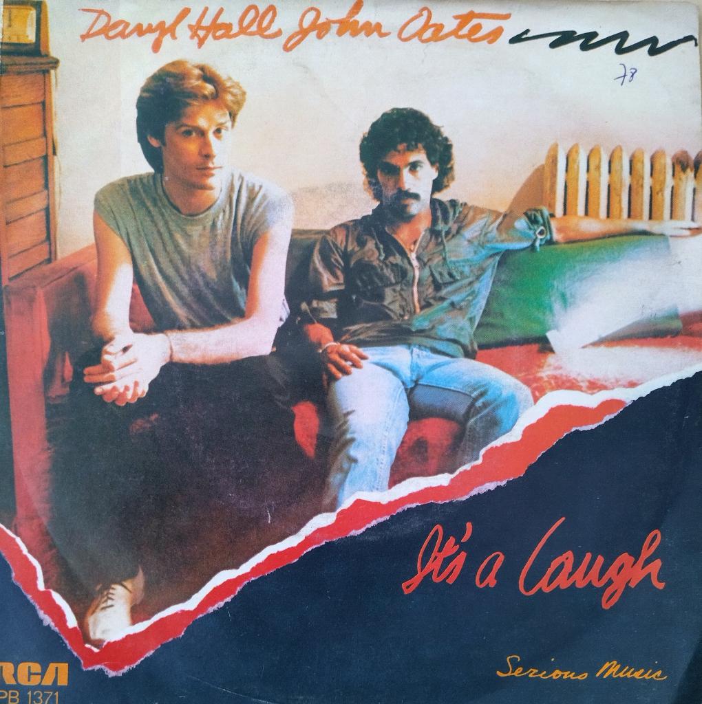 Daryl Hall & John Oates - It's a Laugh, 7 inch, Single, Pop, Fotohoes