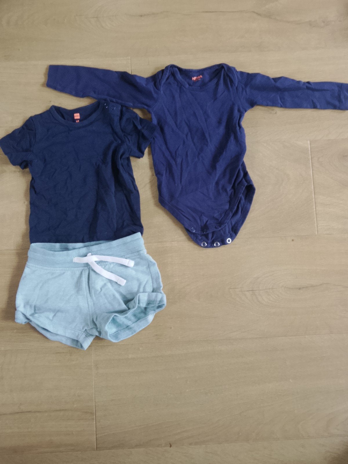 Hema babykleding set: romper, shirt en broekje maat 68, Kinderen en Baby's, Babykleding | Maat 68, Hema B.V., Gebruikt, Jongetje of Meisje