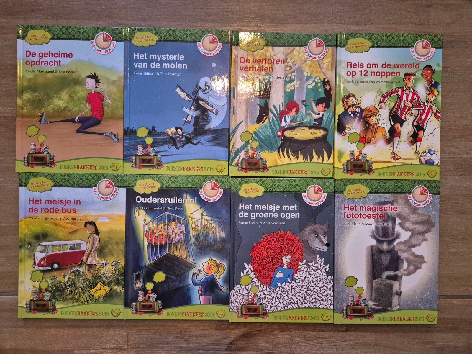 Boekenbakkers Boekenset - 8 spannende kinderboeken, Boeken, Ophalen of Verzenden, Nieuw, Diverse auteurs, Fictie algemeen