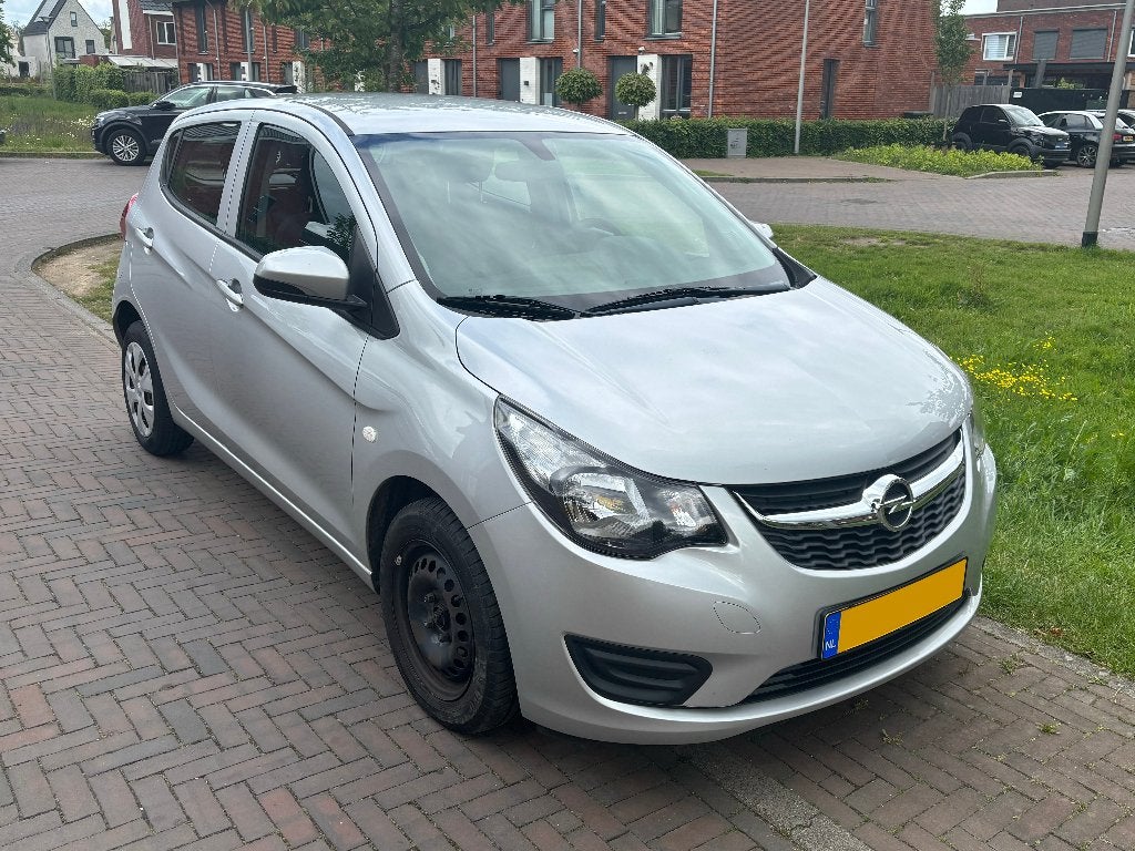Opel Karl 1.0 Ecoflex 55KW 2016 Grijs, 2e eig, 839 kg, Stof, Multifunctioneel stuurwiel, Handgeschakeld