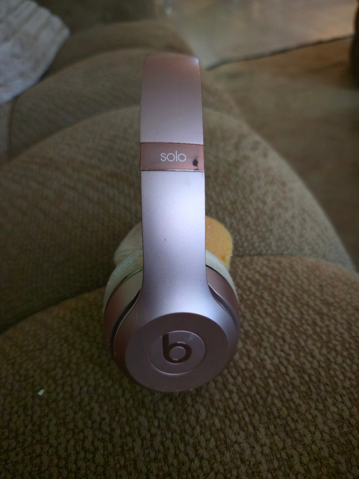 Beats Solo Koptelefoon - Roségoud/Wit (Gebruikt), Audio, Tv en Foto, Koptelefoons, Ophalen, Gebruikt, On-ear, Draadloos