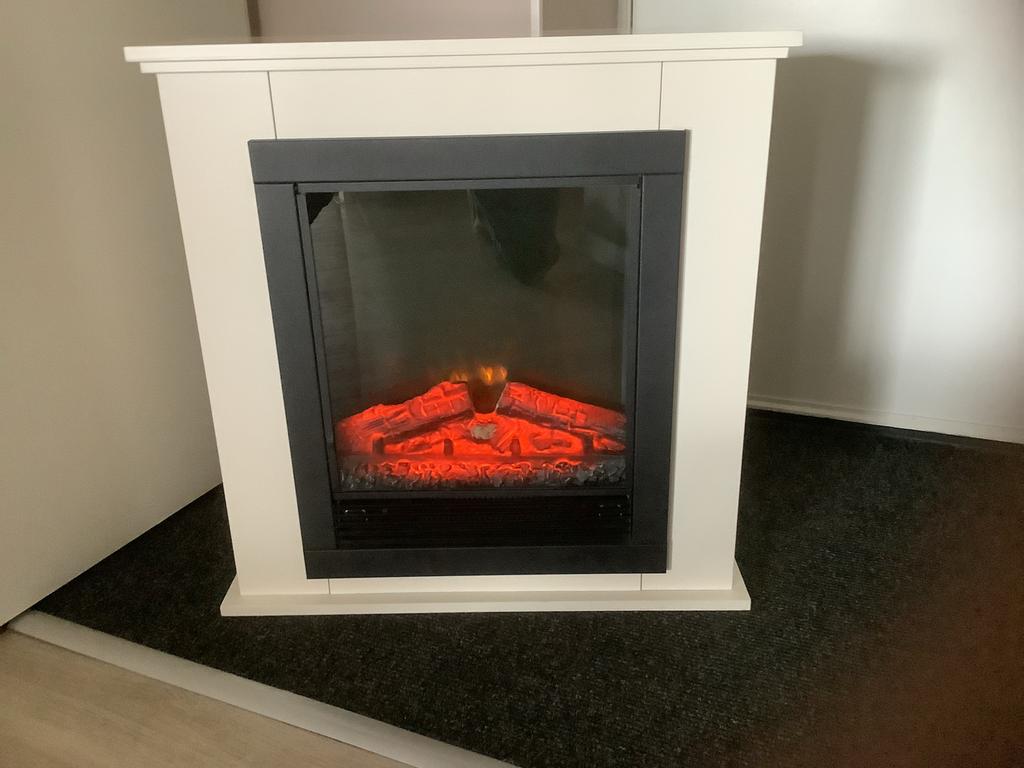 Elektrische haard met ombouw - Zo goed als nieuw, Huis en Inrichting, Haarden, Ophalen, Zo goed als nieuw, Vrijstaande haard, Elektrische haard