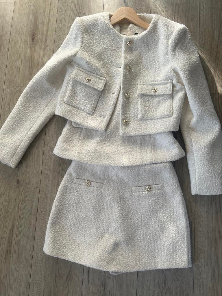 Diverse Dameskleding: Blazer Set, Spijkerjas & Tricot Set, Blauw, Ophalen of Verzenden, Jasje, Maat 36 (S)