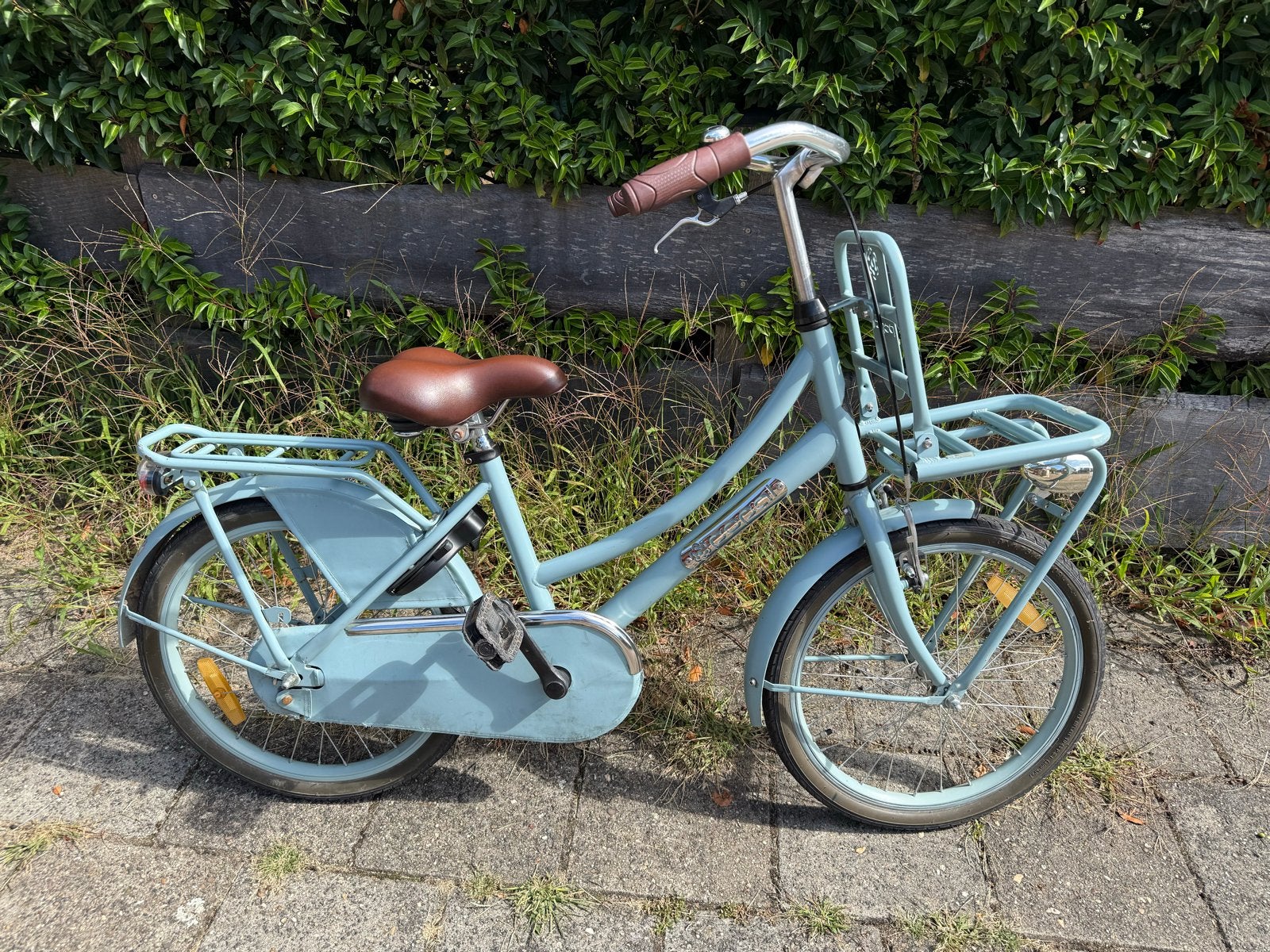 Popal Daily Dutch Basic 20 inch kinderfiets met voordrager, Fietsen en Brommers, Ophalen, Gebruikt, Terugtraprem, 16 tot 20 inch